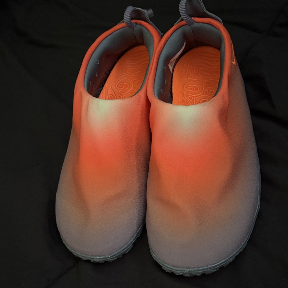 Nike ACG Orange and Gray Men's Slip-On Sandals